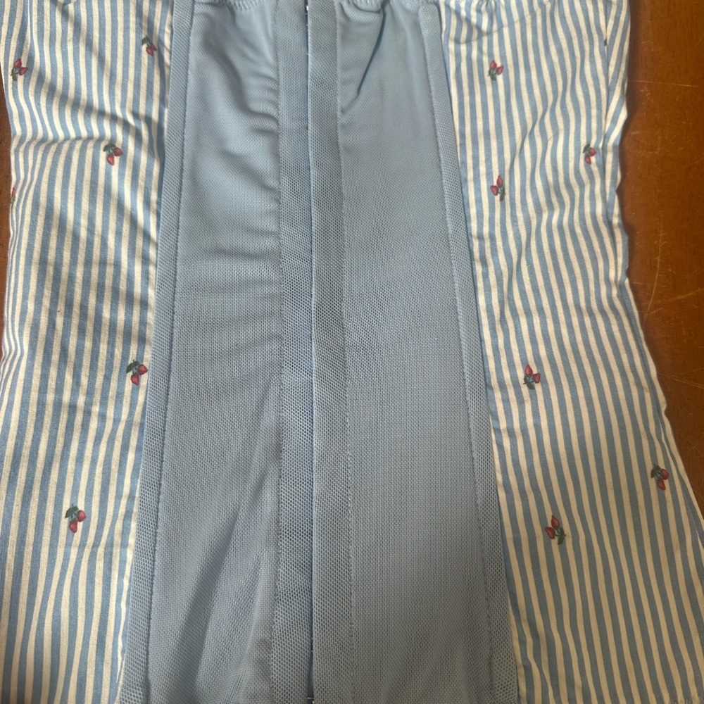 WEWOREWHAT
Striped Ruched Corset Top - Picture 5 of 6